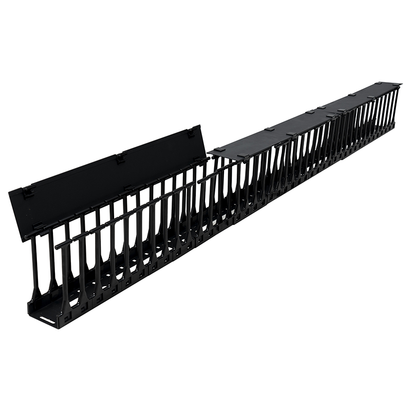 19inch Plastic Cable Management Black For Cabinet