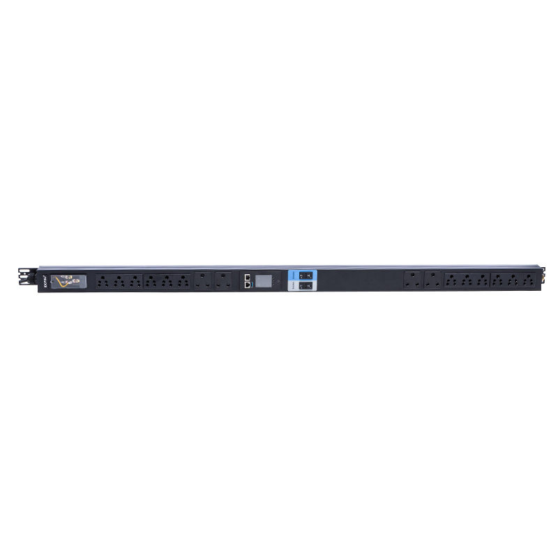 South Africa Sockets 16 Outlets 1.5U Liquid Magnetic Circuit Breaker Vertical TCP/IP smart Rack PDU